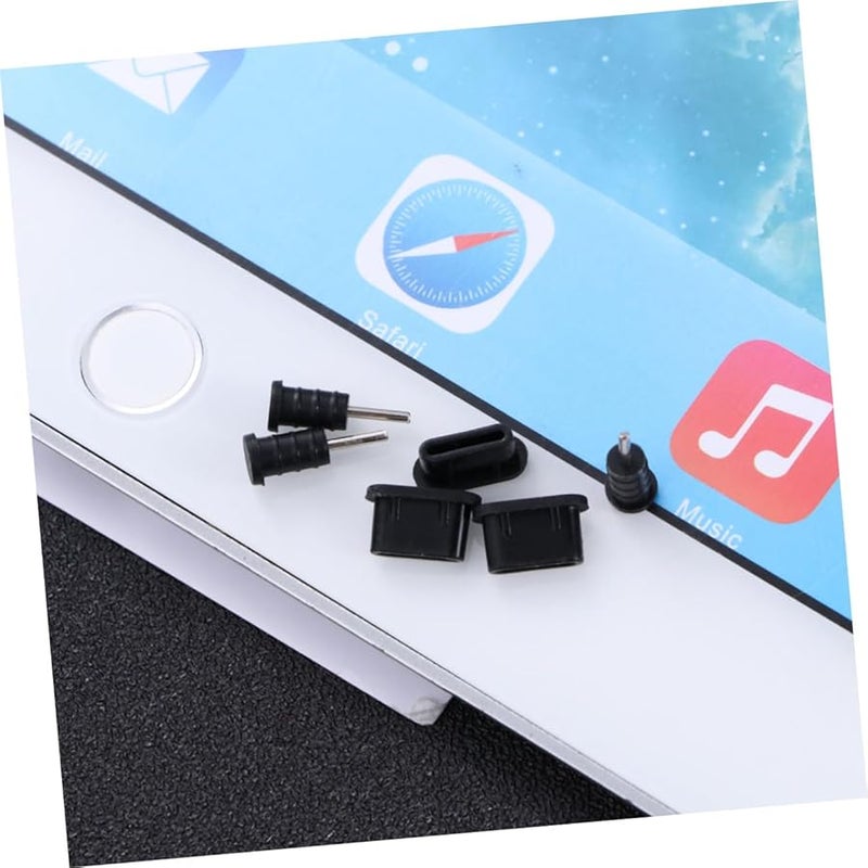 10 Pairs Black USB and Headphone Port Protectors Easy to Install - Image 4
